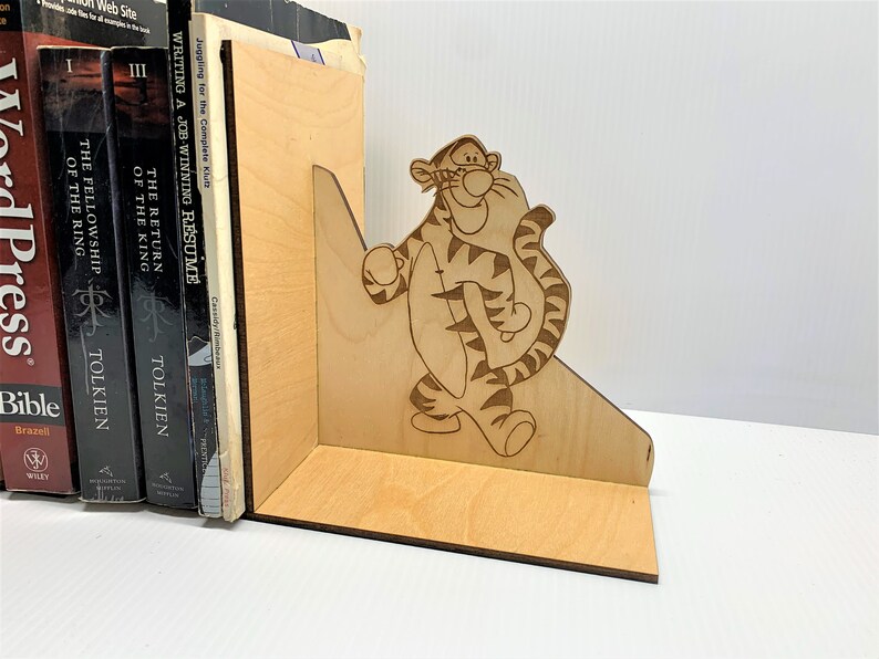 Bookends Pooh & Eeyore Disney Gift Custom Lasered Wooden Etsy