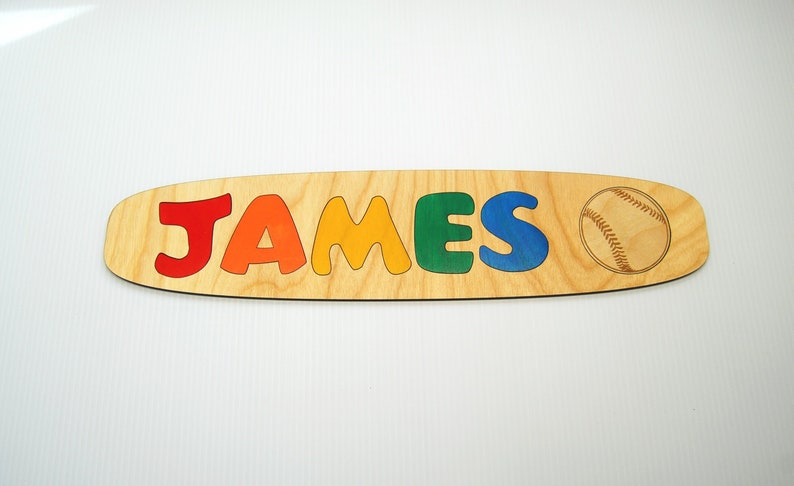 Soccer Wooden Name Puzzle ~ Personalized Wooden Puzzle ~ Children Puzzles ~ Child Toy Puzzle ~ Educational Toy ~ Kid/'s Name Puzzle