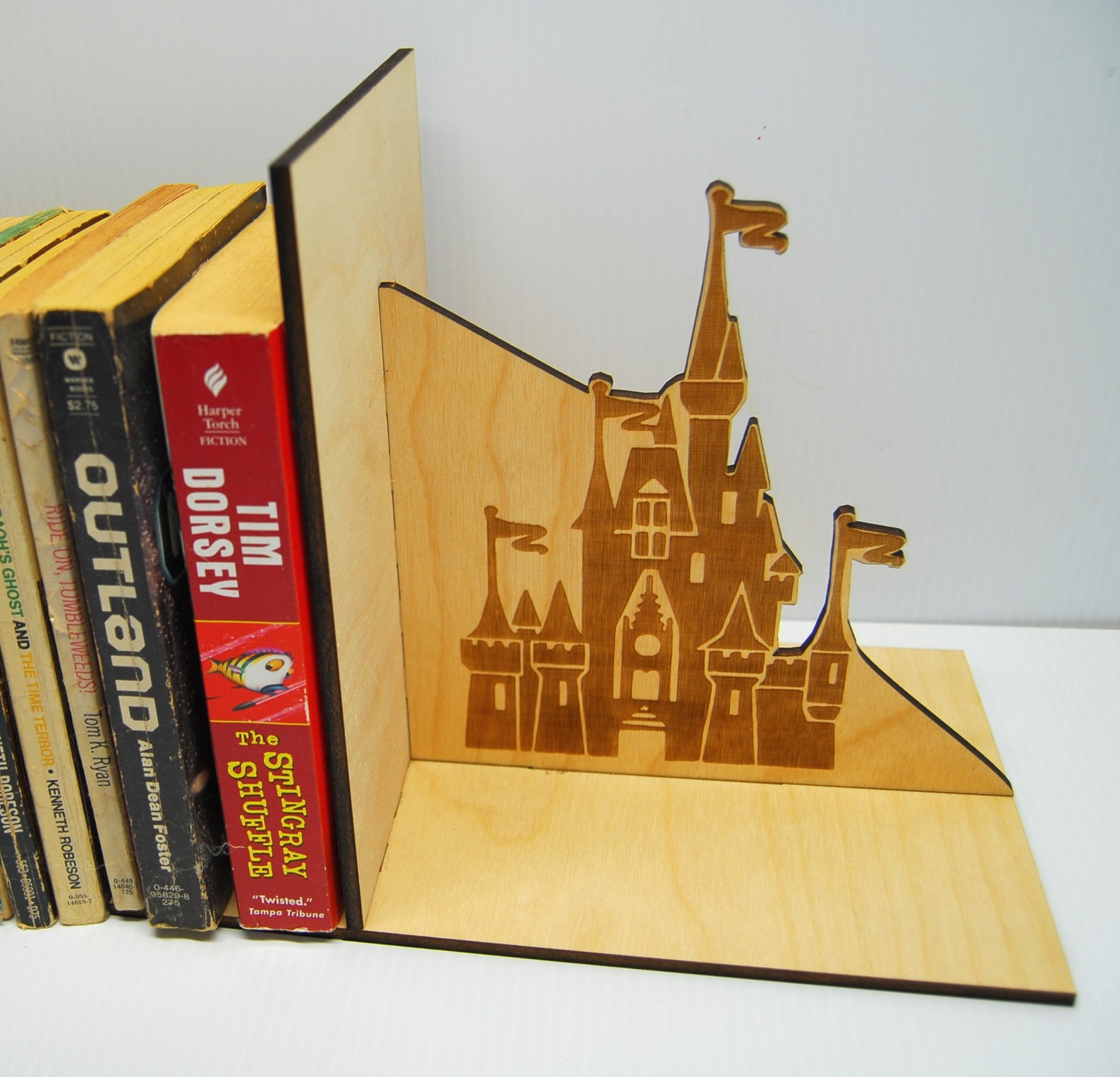 Bookends Dumbo Disney Gift Custom Lasered Wooden Etsy