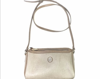 Liz Claiborne vintage sand tan crossbody bag