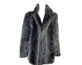 Vintage Unknown real Fur Coat probably mink L-XL