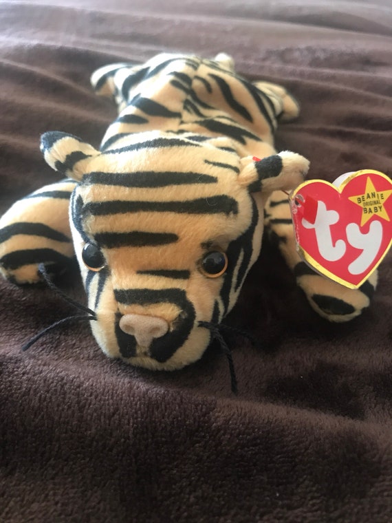 stripes beanie baby