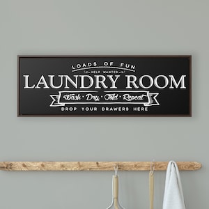 Laundry Room sign Drop Your Drawers Here Gift for him Gift for her Housewarming gift Laundry room decor