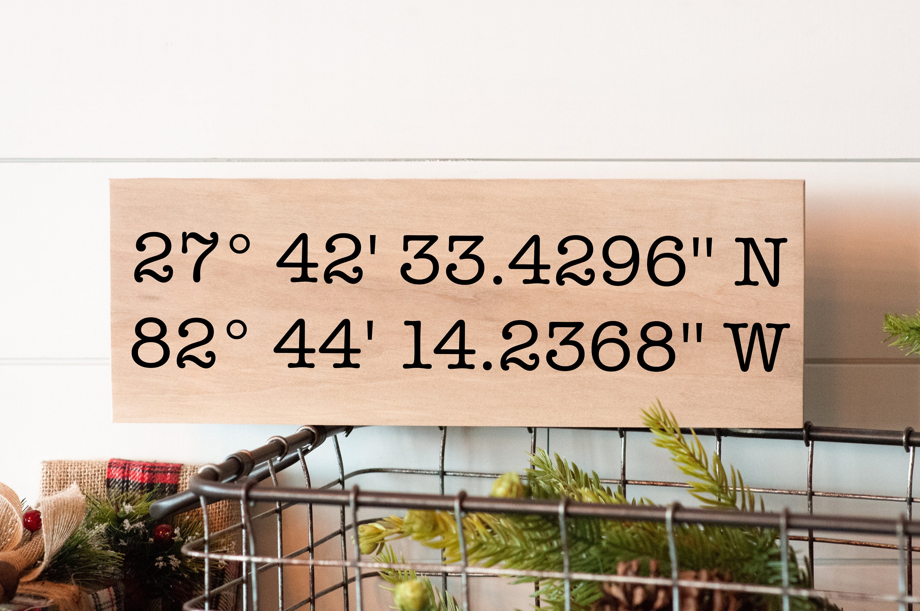 Cadeau de Mariage, Cadeau Signe Latitude Longitude, Coordonnées Gps, Mariage d'anniversaire, Pour Pa