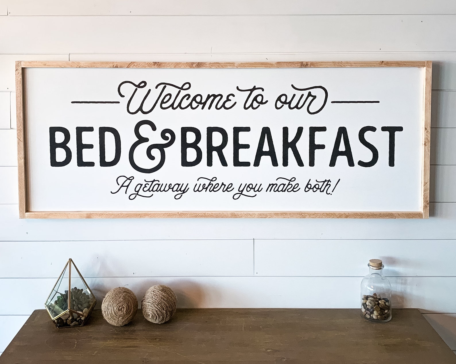 to Our Bed and Breakfast Guest Room Sign Gift Entry Etsy