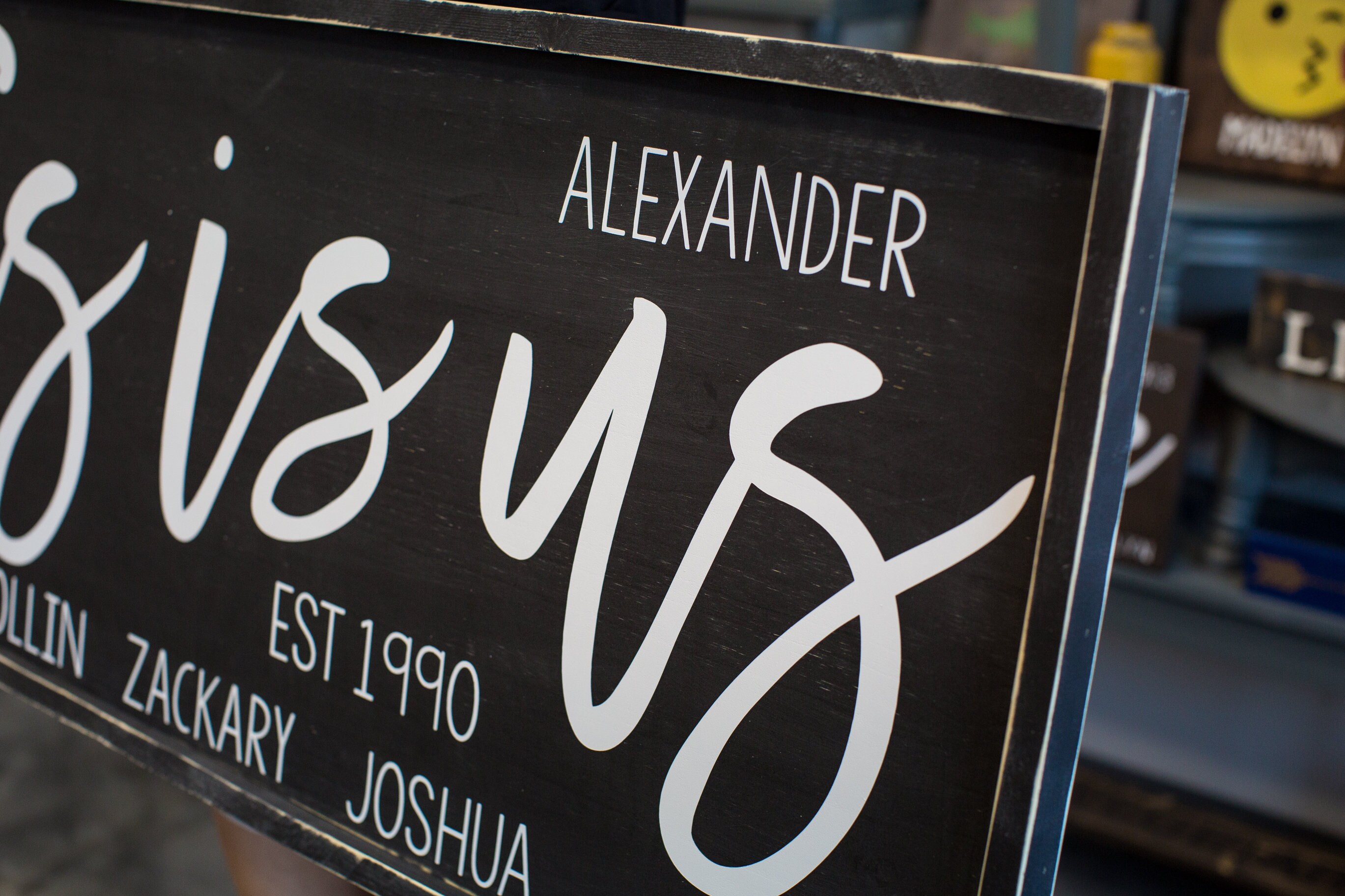 This is us wall wood sign personalized wall decor living room Etsy