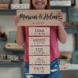 Family Gift Reclaimed Wood Custom Family Name Signs image 5