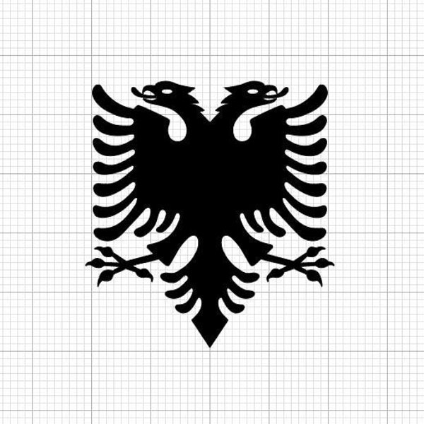 Albanian Eagle Vinyl Decal