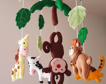animal cot mobiles for babies