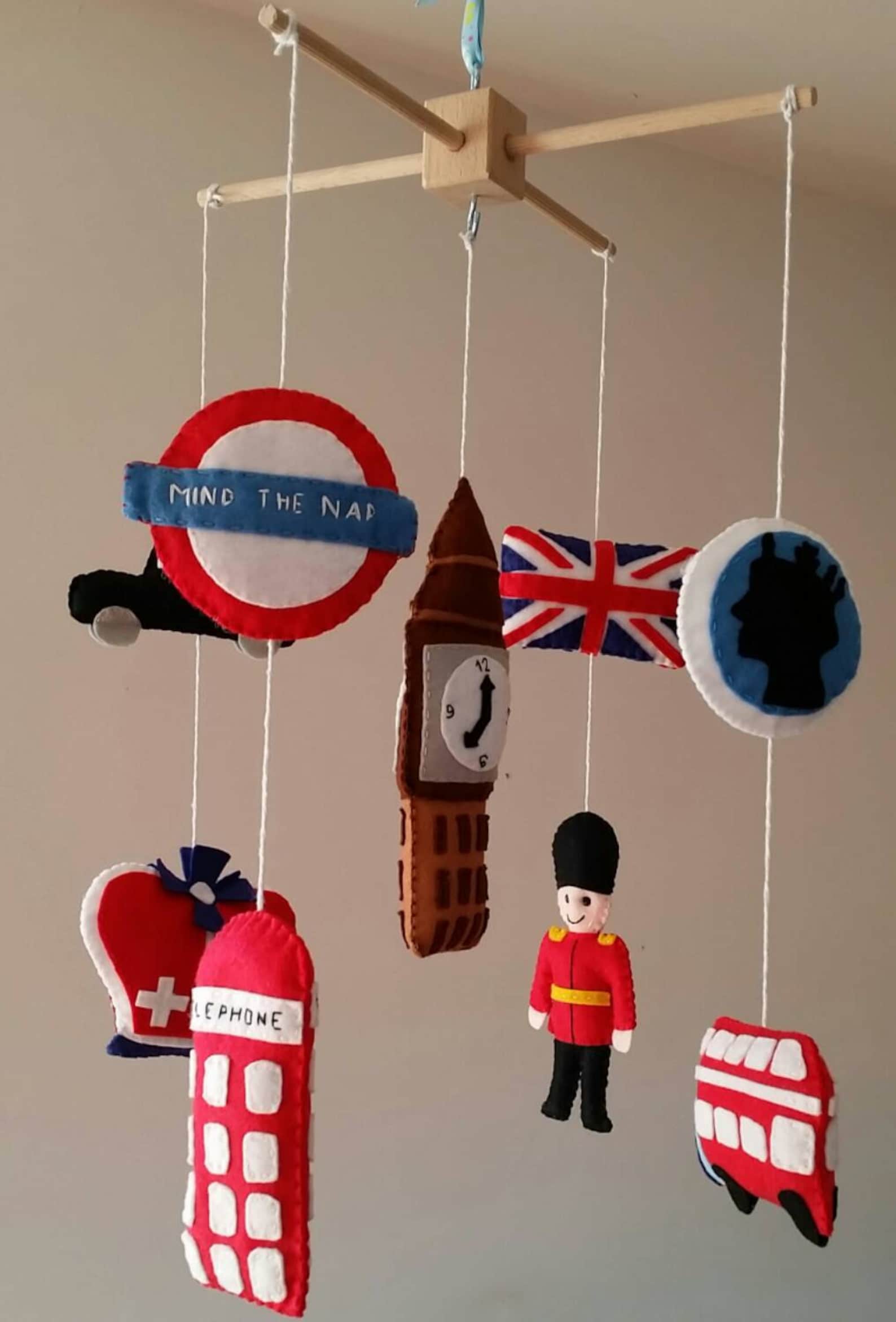 Baby cot mobile London Baby cot/ crib mobile baby mobile Etsy