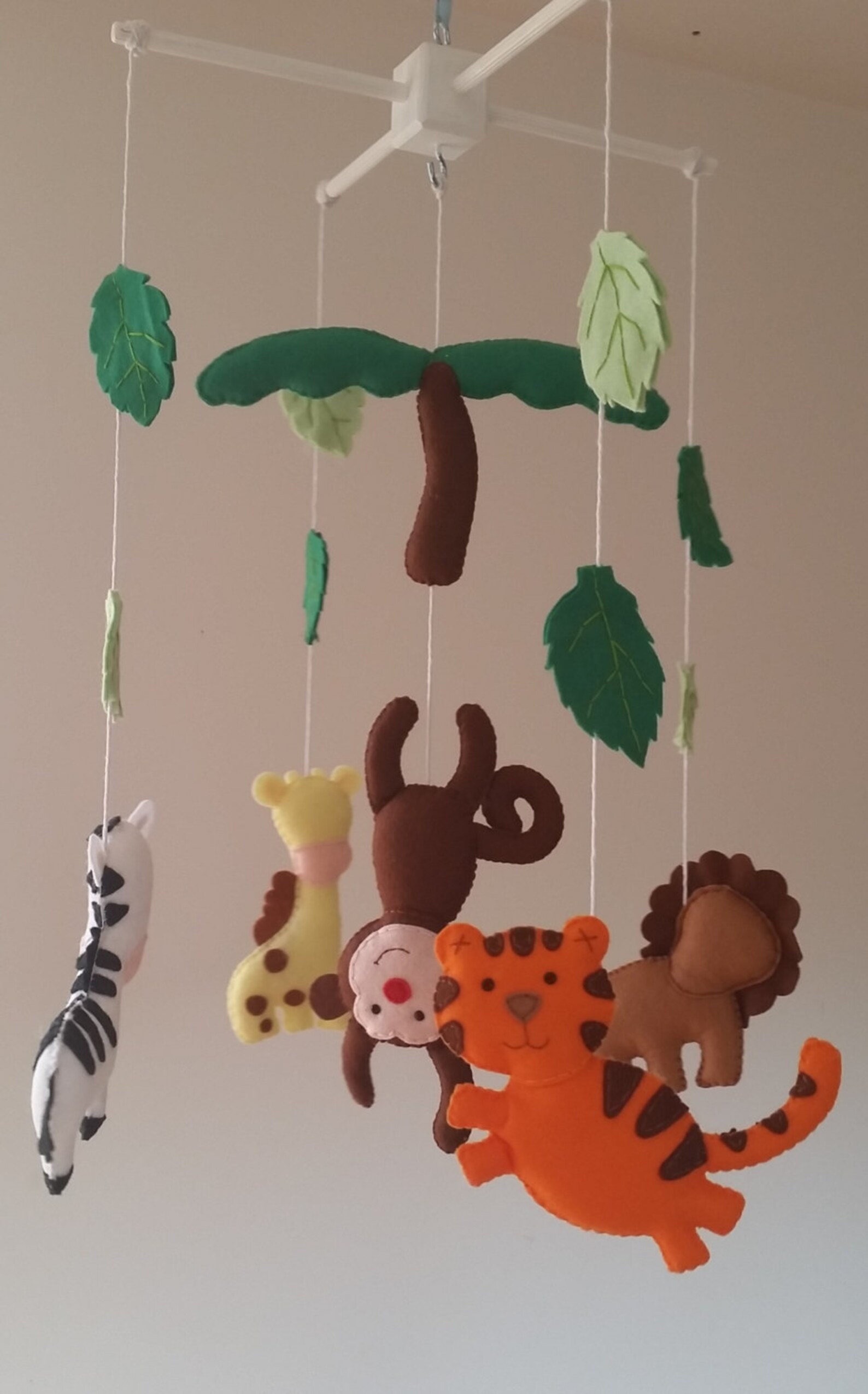 Baby Cot Mobile Jungle Animals Mobile Safari Mobile Safari Etsy UK
