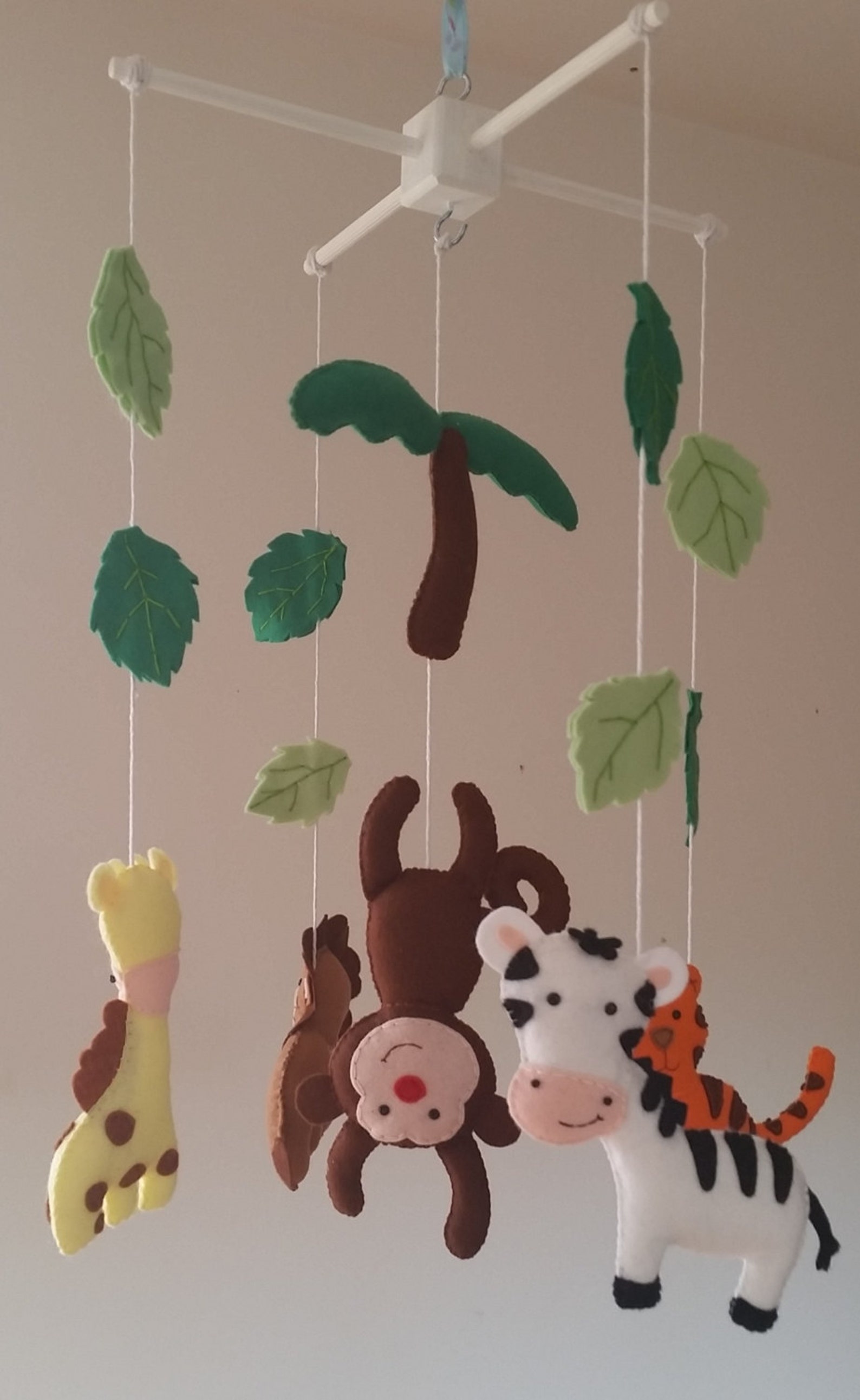 Baby Cot Mobile Jungle Animals Mobile Safari Mobile Safari Etsy UK