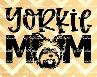 Download Yorkie Mom Svg Etsy