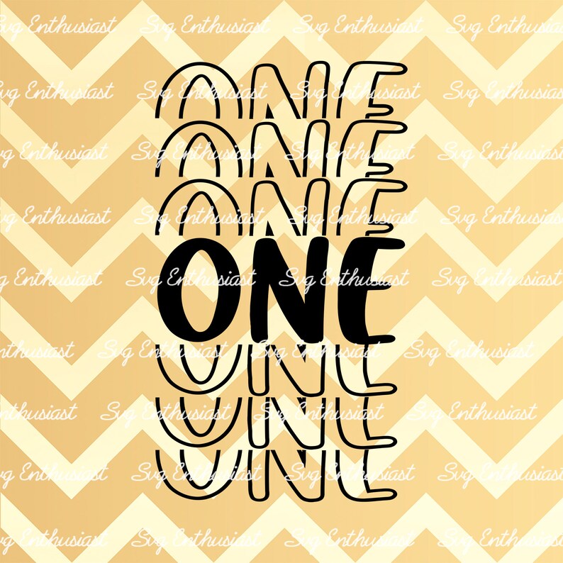 Download One SVG 1st birthday Svg One year old Svg One year of | Etsy
