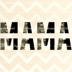 Camo medias letras Mama monogram frame PNG, Military PNG descarga digital, Ready to press sublimation transfer, Camo mom PNG