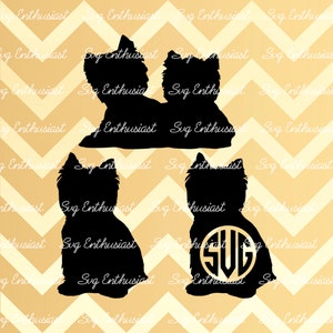 Westie Monogram Frame SVG, Dogs silhouette svg, West Highland White Terrier SVG, Cricut, Dxf, PNG, Vinyl, Eps, Cut File, Clip Art, Vector