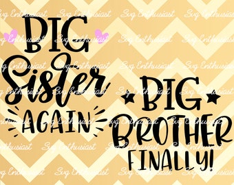 Big Sister Iron On - Etsy