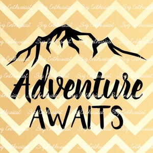 Adventure awaits SVG, Travel SVG, Explore svg, Camping Summer Svg, Cricut Explore, Cuttable Vector file, Iron on file, Inspirational Quote