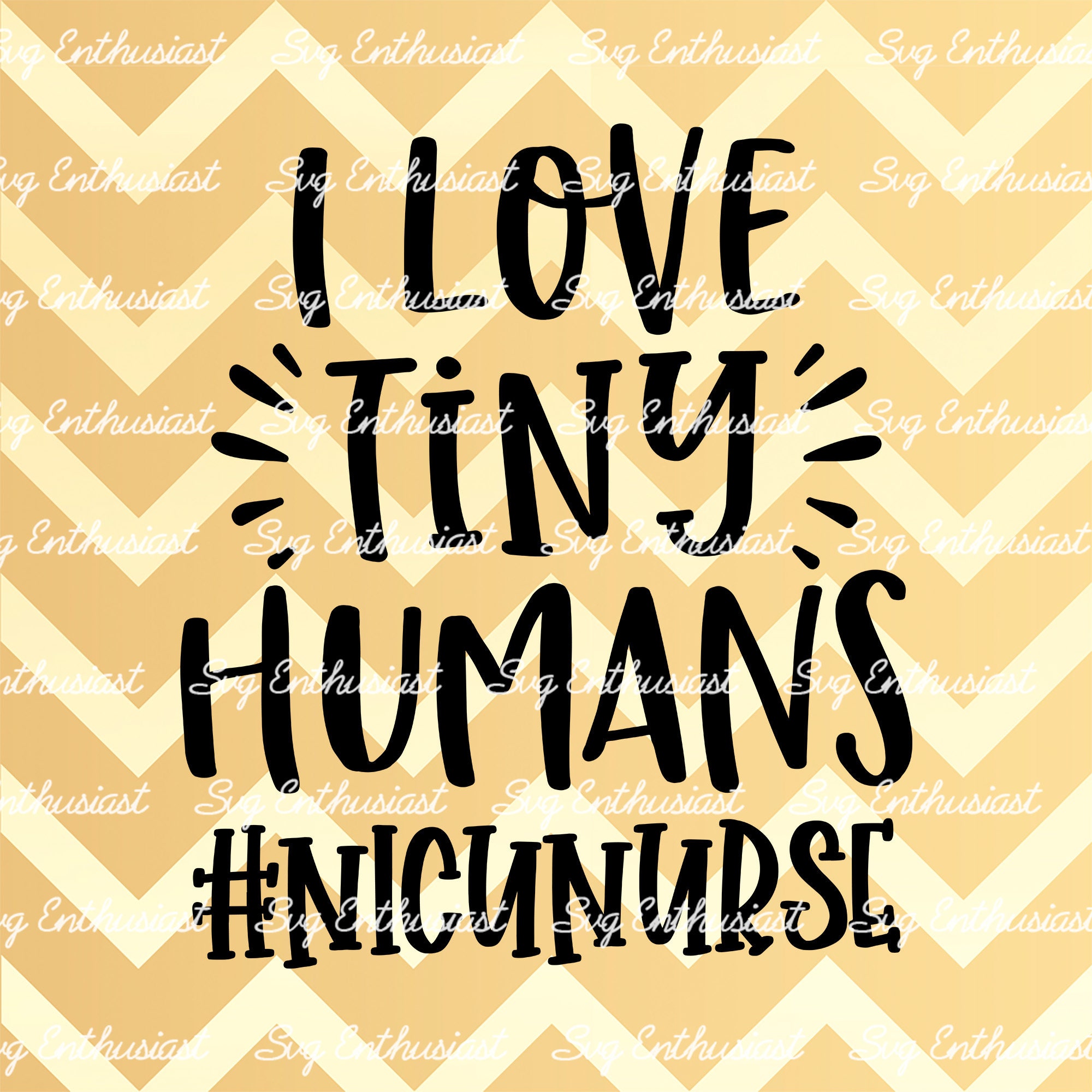 Download I love tiny humans SVG Nicu nurse SVG Nurse SVG Pediatric | Etsy