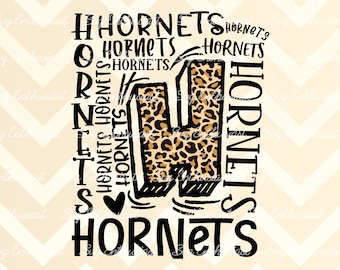 Hornets Tipografia PNG, Hornets Football Sublimation, Hornets softball PNG, Hornets Volleyball, download digital de tipografia, Hornets cheer