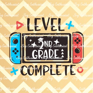 2e leerjaar niveau volledige SVG, afstuderen Svg, Kids Svg, digitaal bestand voor Cricut en sublimatie
