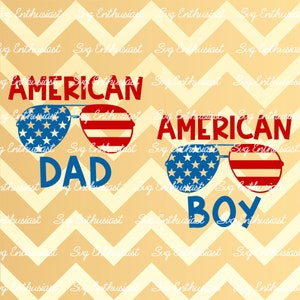American Dad SVG, American Boy SVG, 4 juli SvG, Fun Dad zoon ontwerp SVG, Vaderdag SvG, Baby SvG, Vader en zoon SvG, IJzeren in het dossier