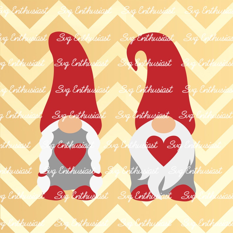 Download Valentine Gnome SVG Valentine's day SVG Gnome boy SVG | Etsy