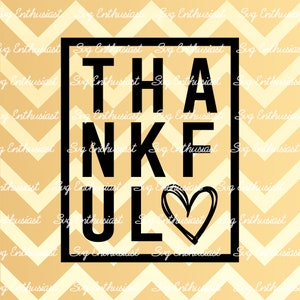 Thankful SVG, Fall season Svg, Thanksgiving Svg, Autumn Svg, Fall Svg, Give thanks, Iron on file, Instant download, Cuttable file