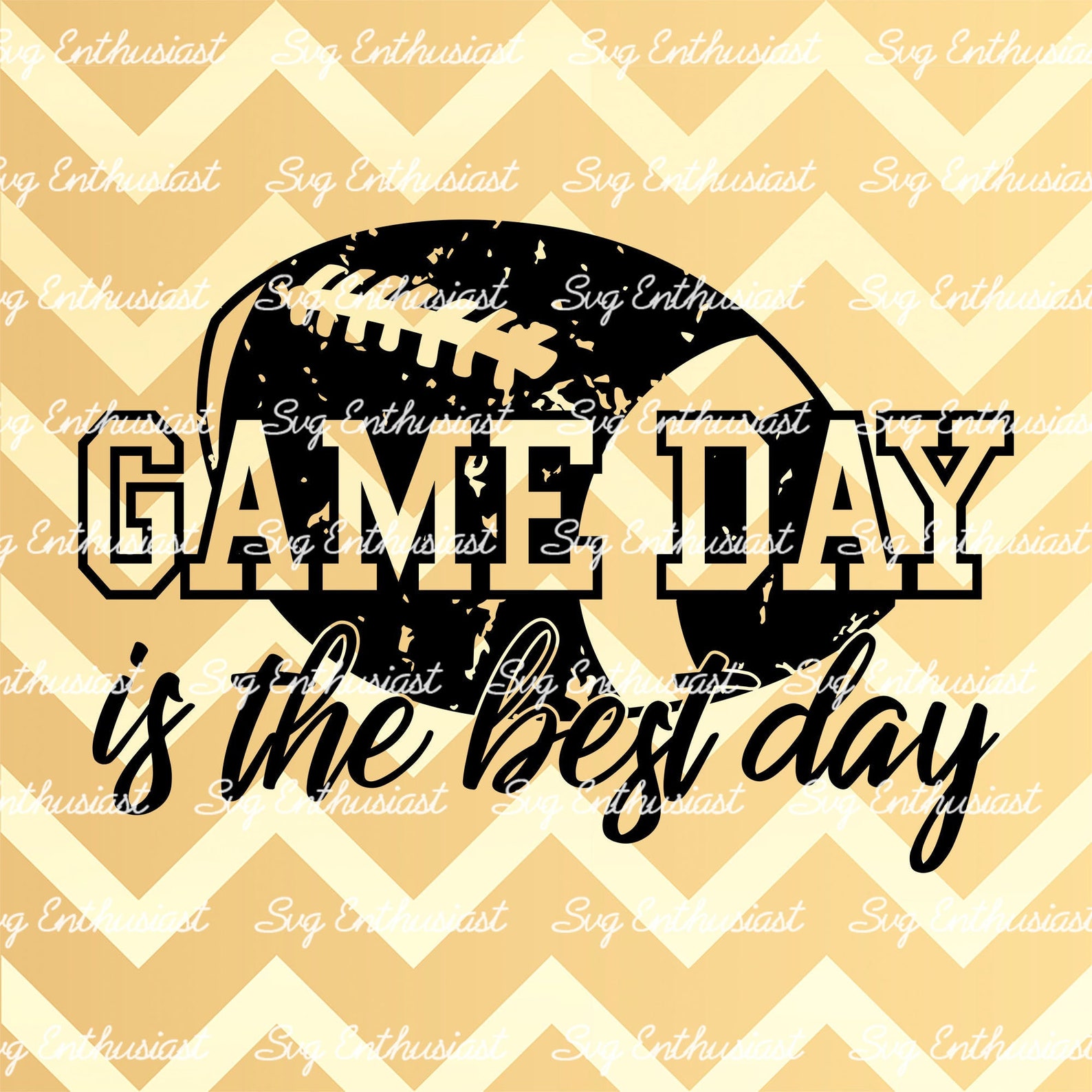 Game Day is the Best Day SVG Football SVG Distressed Etsy