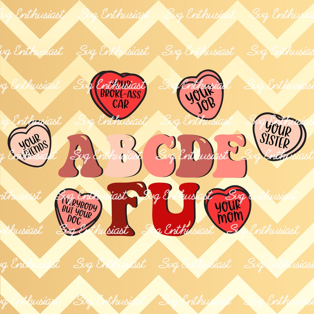 Abcdefu Valentines Graphic Tee