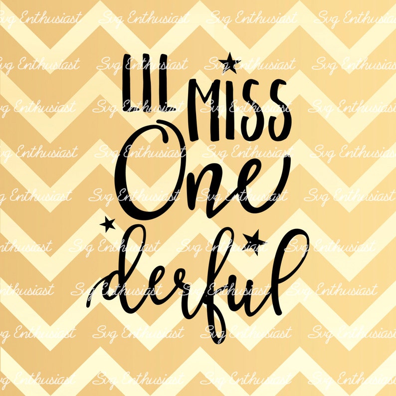 Download Lil Miss One derful SVG One Year old Birthday SVG First | Etsy