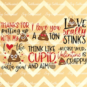 Valentine toilet paper SVG, Valentine's day Toilet rolls sublimation png, funny Valentine bundle, Iron on file, Instant download, Gag gift