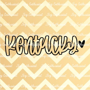 Kentucky SVG, KY 606 svg, US state Svg, iron on file, Digital cut file, Kentucky png