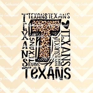 Texans Typography PNG, Texans Football Sublimation, Texans softball PNG, Texans Volleyball, typography digital download, Texans cheer