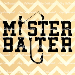 Master baiter SVG, Fishing SVG, Rod father SVG, Father's day svg, Iron on file, Instant download, Bass svg