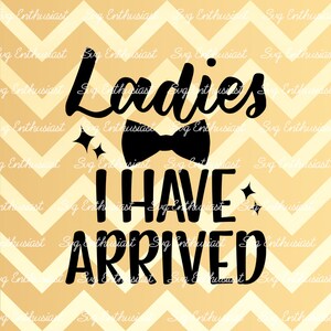 Panie mam przybył SVG, Baby SVG, Baby Boy SVG, Bow SVG, urodzony SVG, przedszkole, Baby Gift SVG, Clip Art, wektor, przysłowia SVG