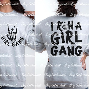 I run a girl gang SVG, Mother's day SVG, Mom of girls SVG, Funny mama svg, Iron on file, sublimation png