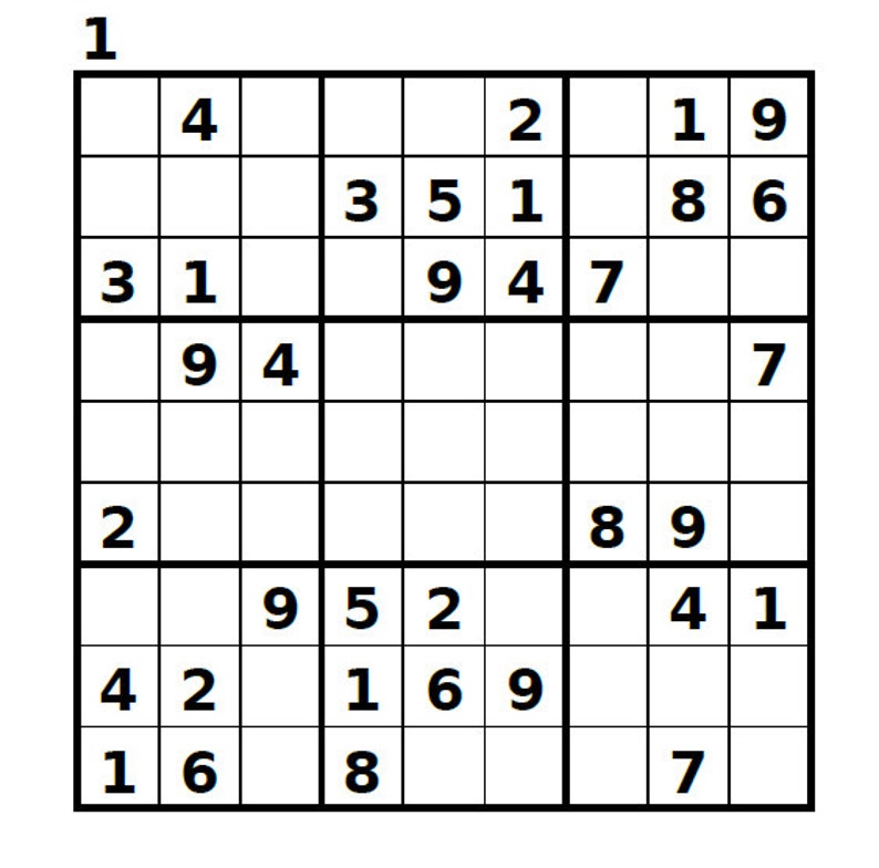 level 1 sudoku puzzles printable level 1 sudoku puzzles printable