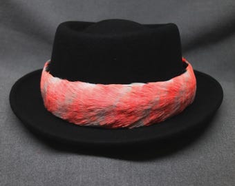 Hawaiian Feather Lei, Hat Band Lei Hulu Humu Papa, Natural White