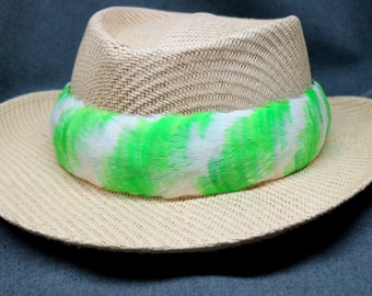 Leihulu humupapa second（green） Buy Master Quality Heirloom Lei of Peacock and Pheasant