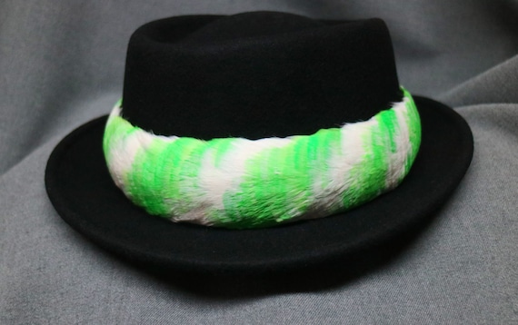 Handmade Peacock and Pheasant Hawaiian Feather Hatband Lei