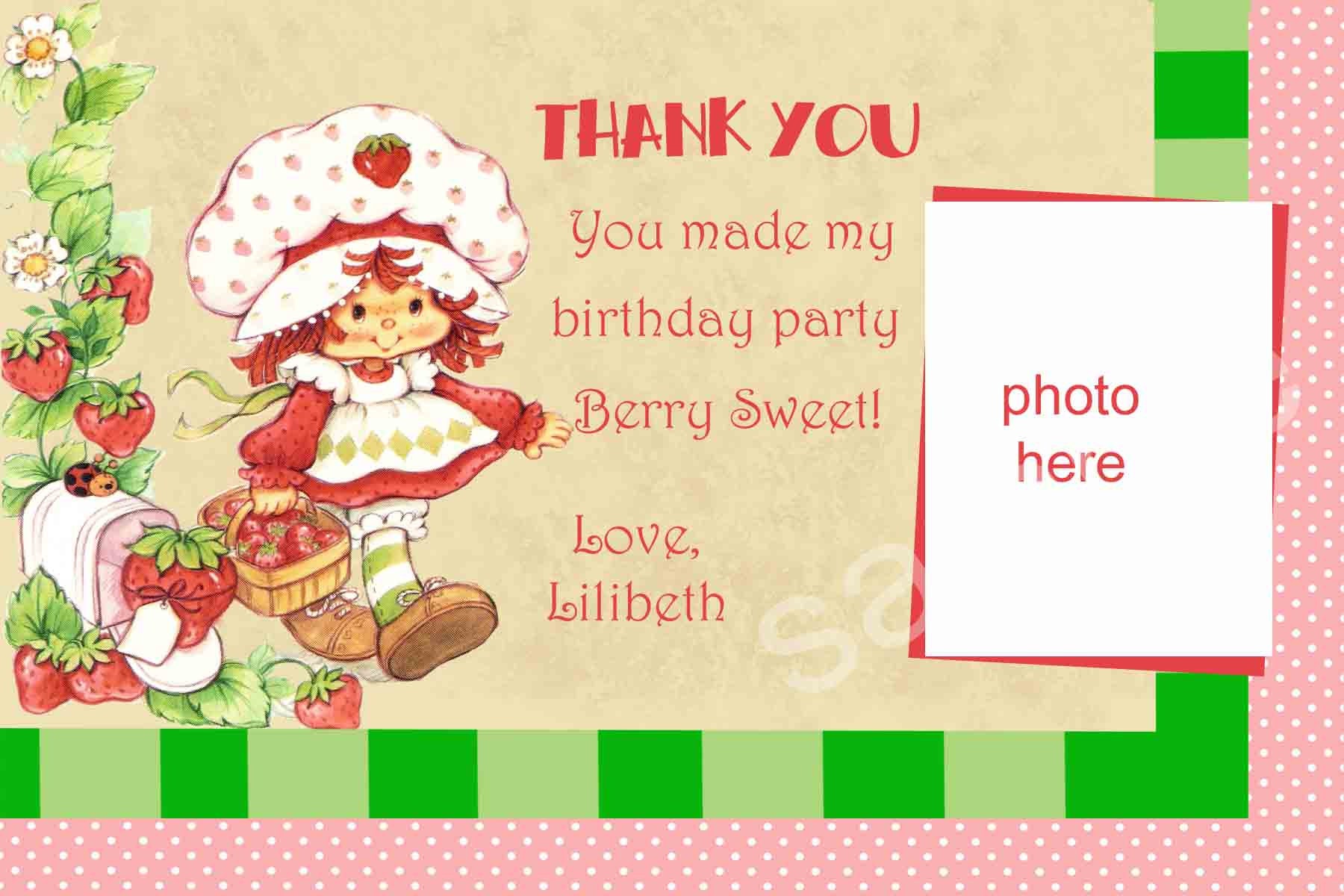 strawberry-shortcake-thank-you-card-strawberry-shortcake-etsy