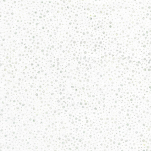 Pale green dots on a very light cream background, mini dots-coconutfrom Island Batik.  Quilt shop quality Free Shipping