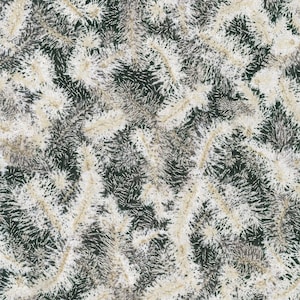 Silver metallic with cream, taupe, and black, blender fabric for Holiday flourish collection. From Robert Kaufman Fabrics.   FREE SHIPPING.