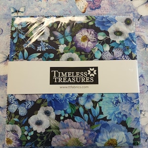 Butterfly Dreams 10 Inch Squares From Timeless Treasures. 42 Pieces of ...