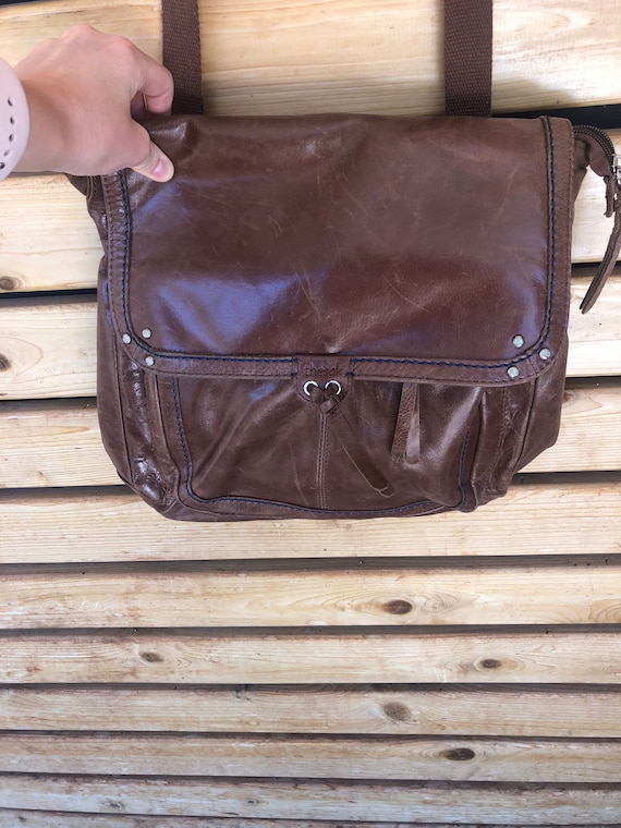 The Sak Vintage Distressed Leather Convertible Bac