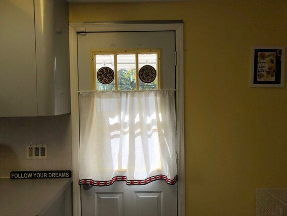 Kitchen Curtains Window Curtains Cafe Curtains Holiday Etsy