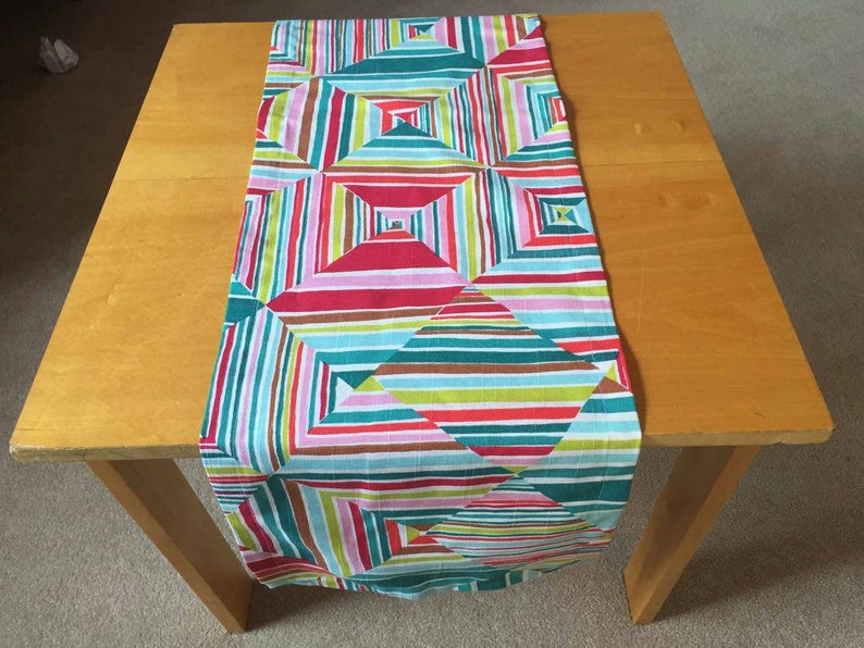 Table Runners Colorful Runner Cotton Image 0