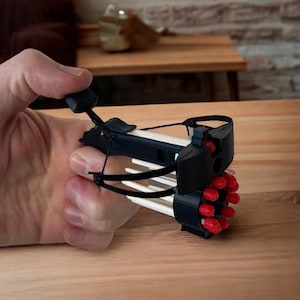 Magnum Crossbow: Power-Packed Fun – Matchsticks Fly Up to 50 ft, and Q-Tips 30 ft!