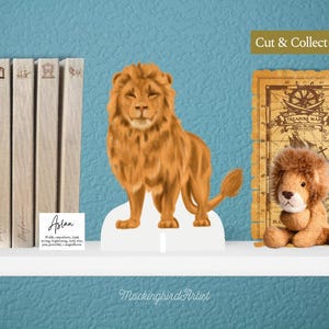 Aslan PaperPal™ | Chronicles of Narnia Printable Craft | Fantasy Papercraft Lion | C.S. Lewis DIY Art Toy | Storybook Faith Activity